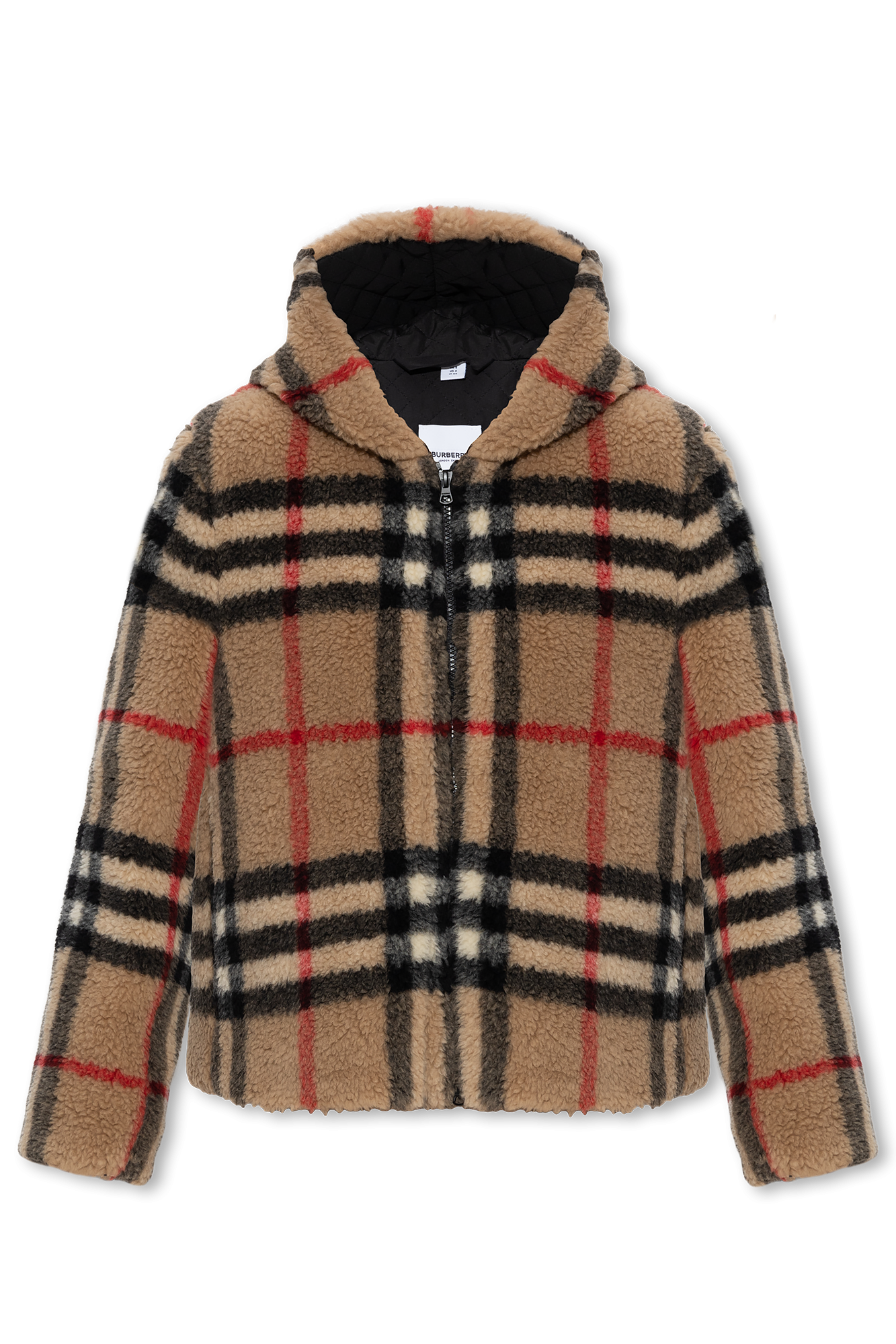 Burberry shop fleece jacket